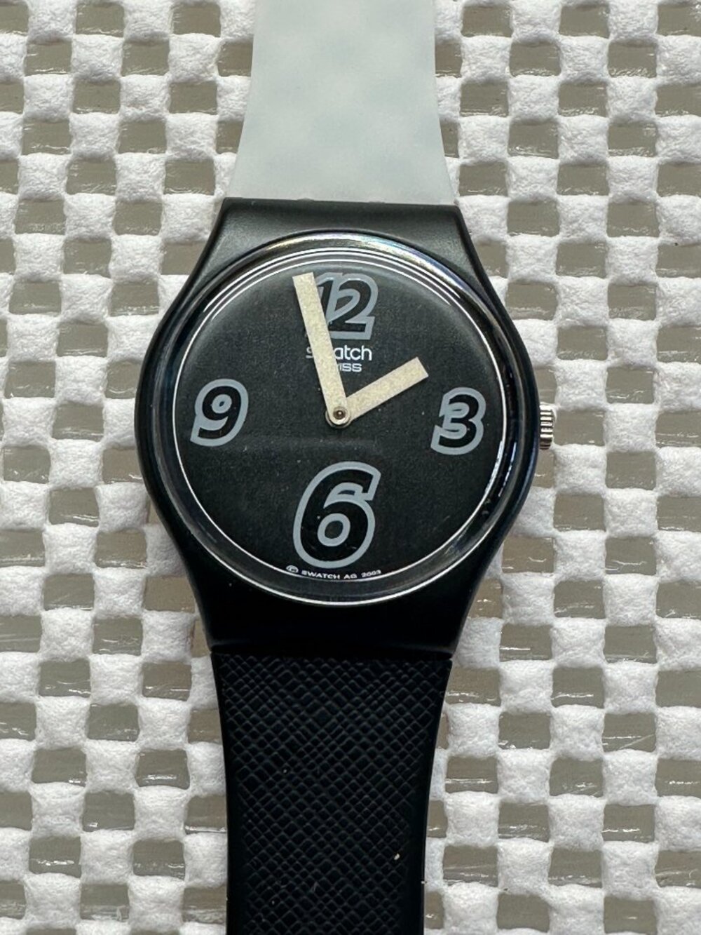 Swatch Watch Burn Inside GB219 Vintage 2003